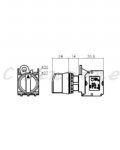 山河電機 ø22-SSB系列 非照光/照光切替開關 SSBS-221/SSBIS-221